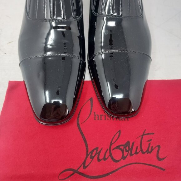 Christian Louboutin Greg on MENS Flat Patent Leather Shoe - Picture 8 of 10